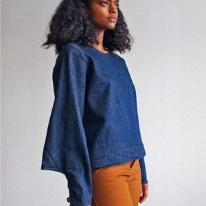 Winsome Goods Adelaide Shirt in Denim